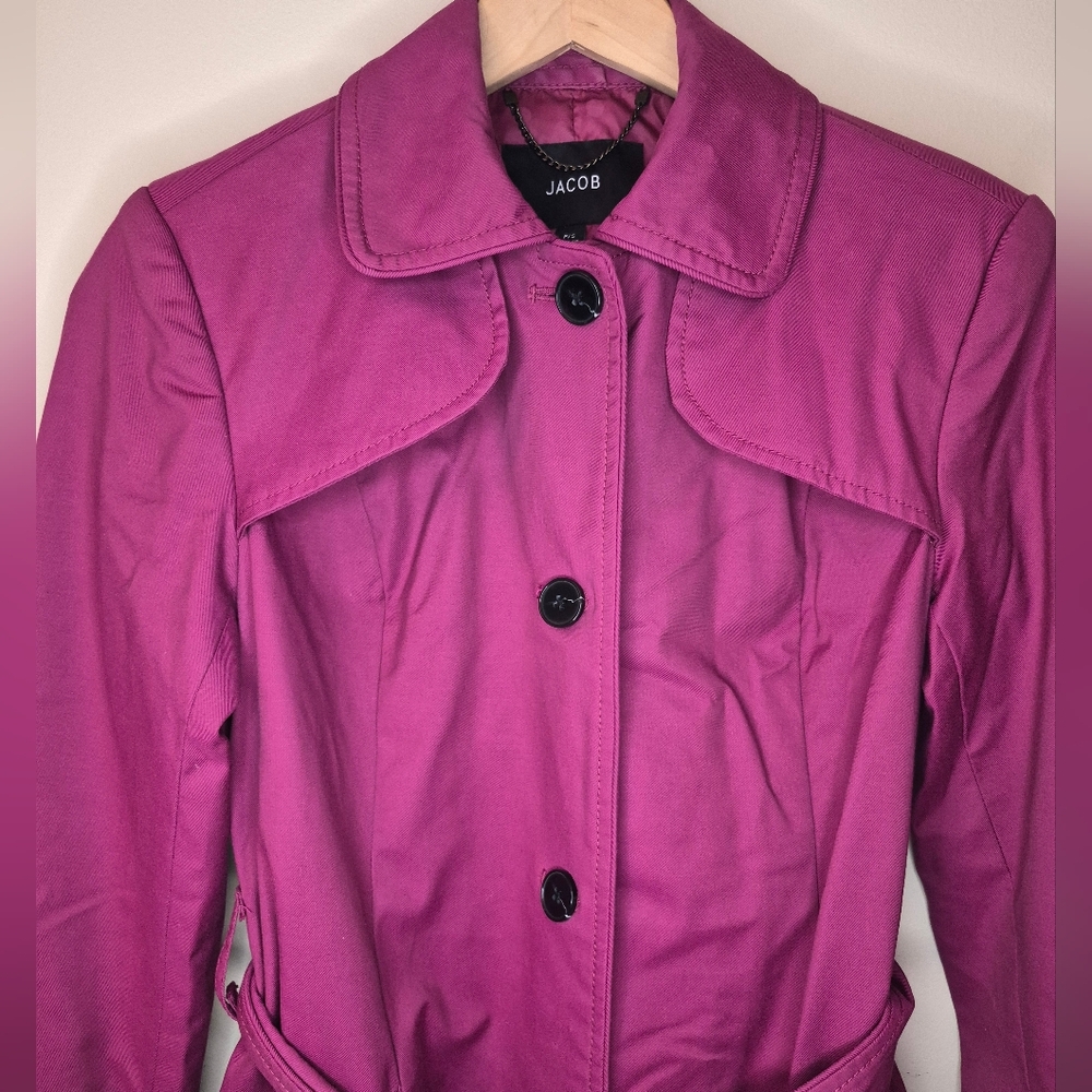 Jacob Women's Vibrant Pink Trench Coat
